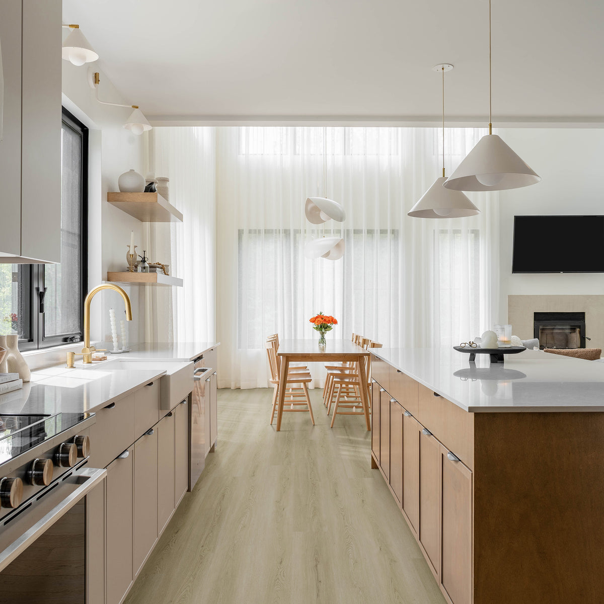 Grey Oak Hybrid Textured - lifestyle view