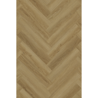Charm Natural Oak Herringbone Hybrid Textured