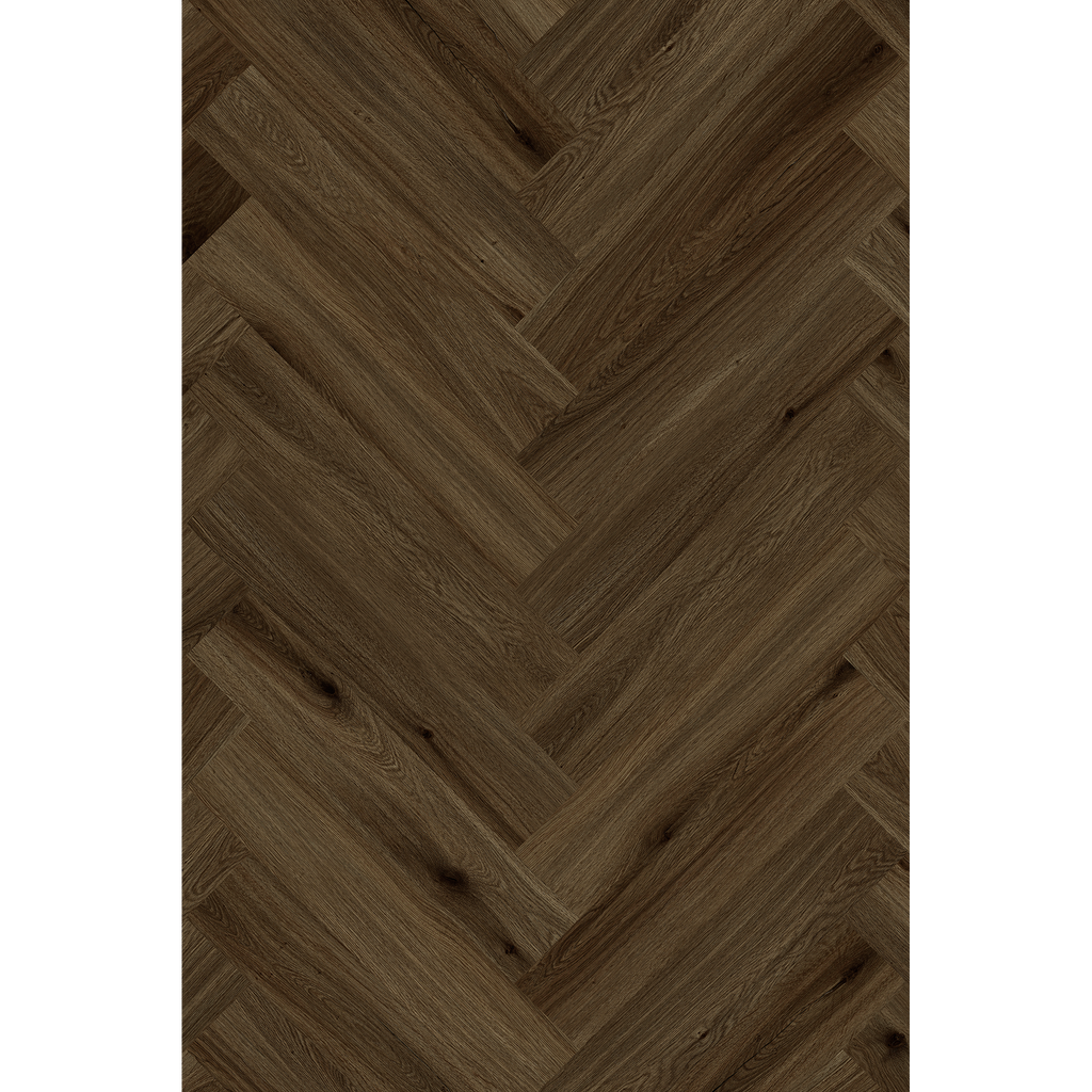 Charm Walnut Herringbone Hybrid Textured