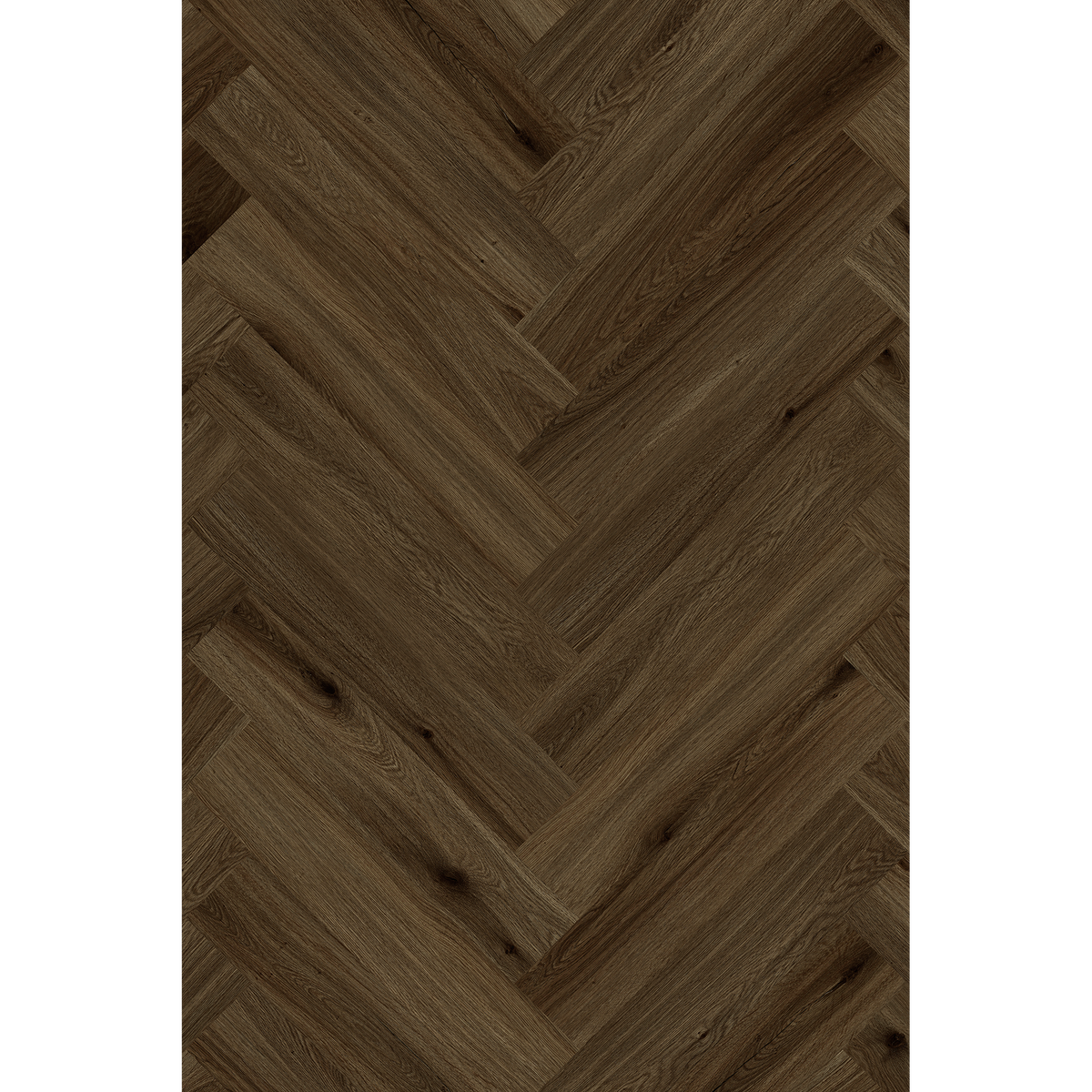 Charm Walnut Herringbone Hybrid Textured