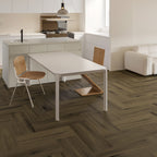 Walnut Herringbone Hybrid Textured - lifestyle view