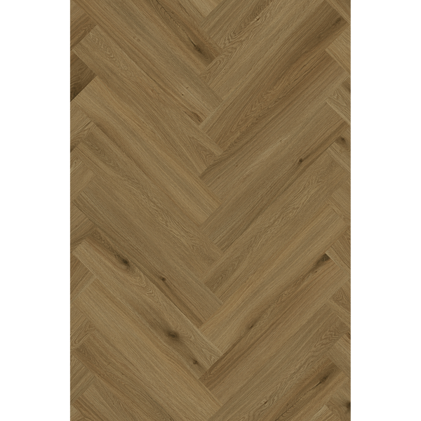 Charm Teak Oak Herringbone Hybrid Textured