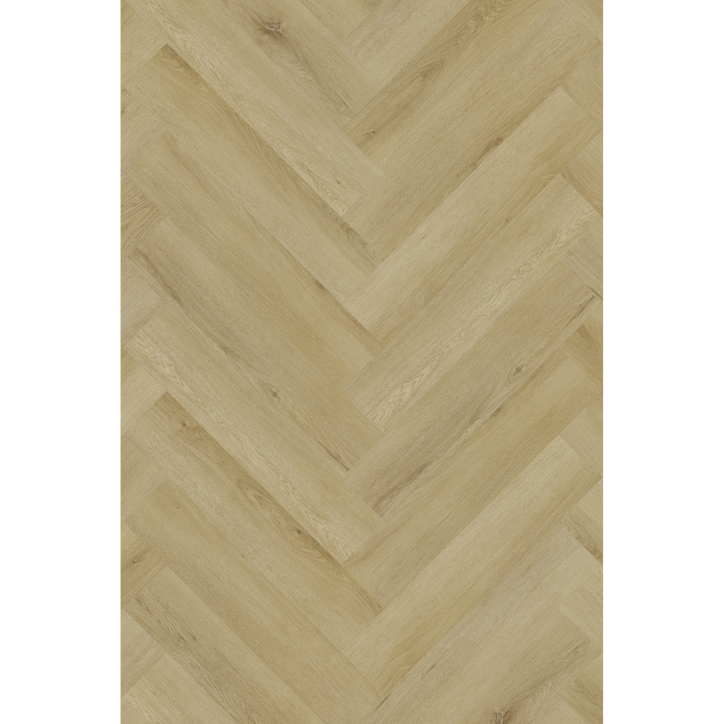 Charm Bleached Oak Herringbone Hybrid Textured