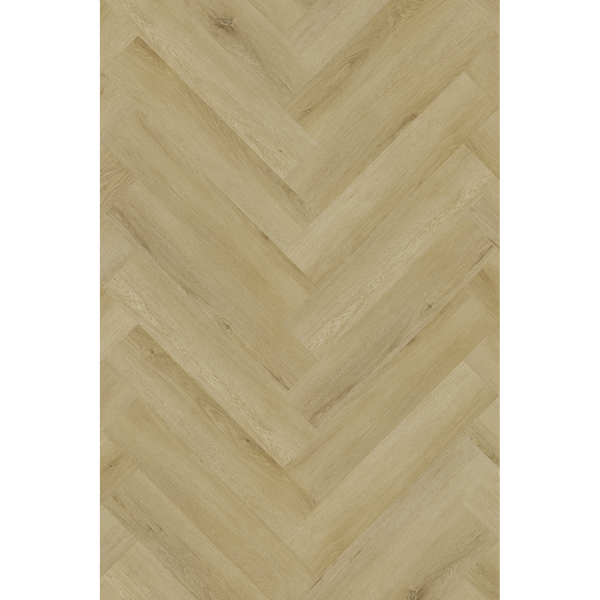 Charm Bleached Oak Herringbone Hybrid Textured