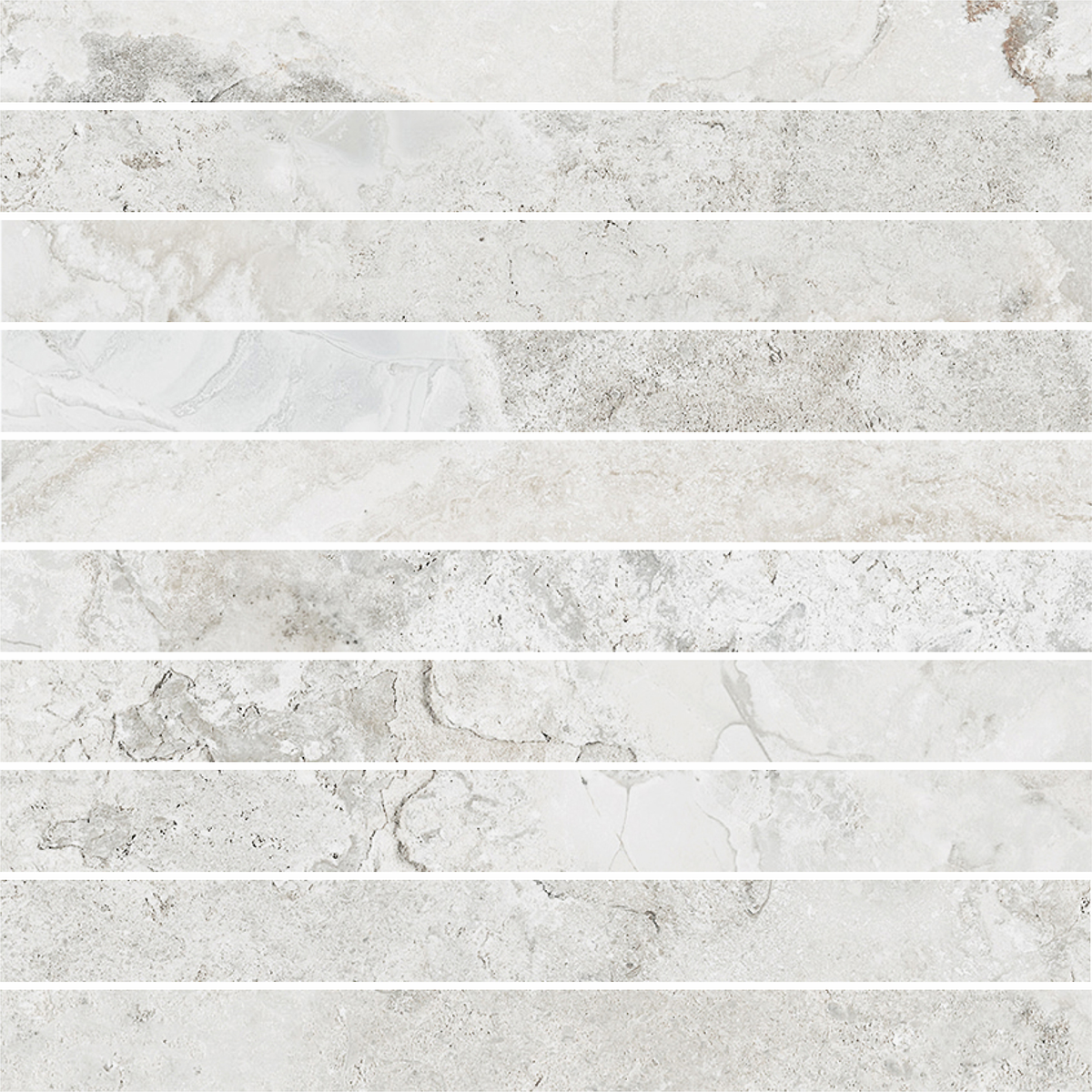 Finger Chalk Structured Silk Mosaic