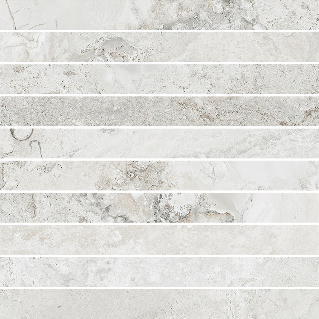 Finger Chalk Structured Silk Mosaic
