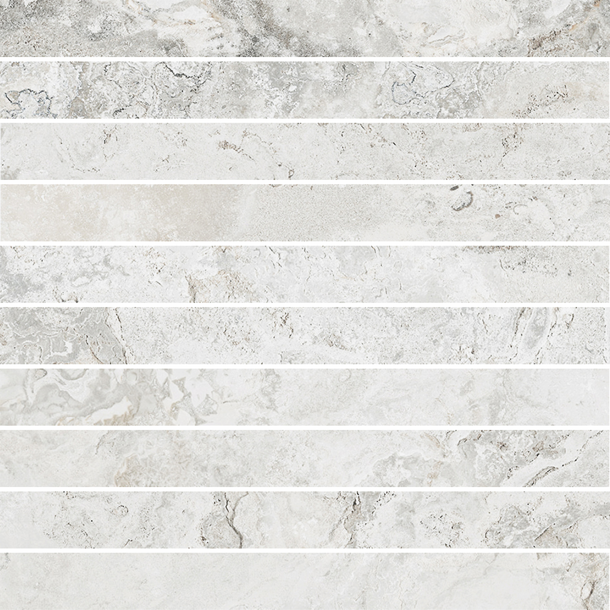 Finger Chalk Structured Silk Mosaic