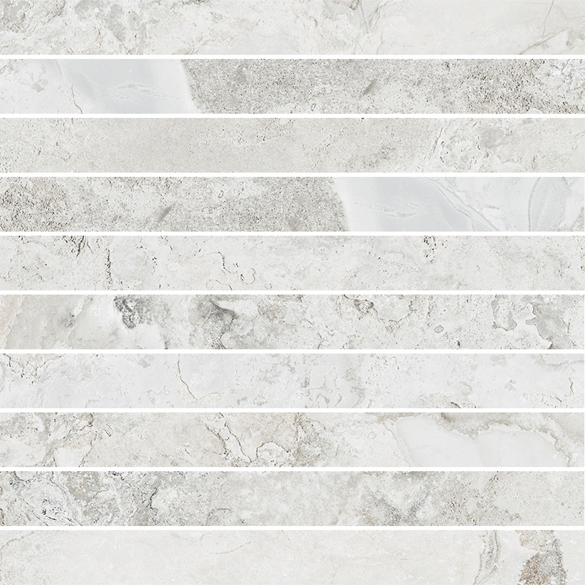 Finger Chalk Structured Silk Mosaic