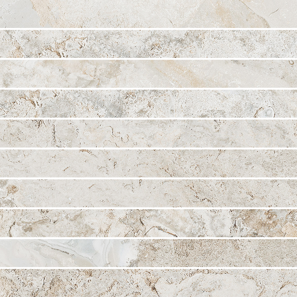 Finger Linen Structured Silk Mosaic