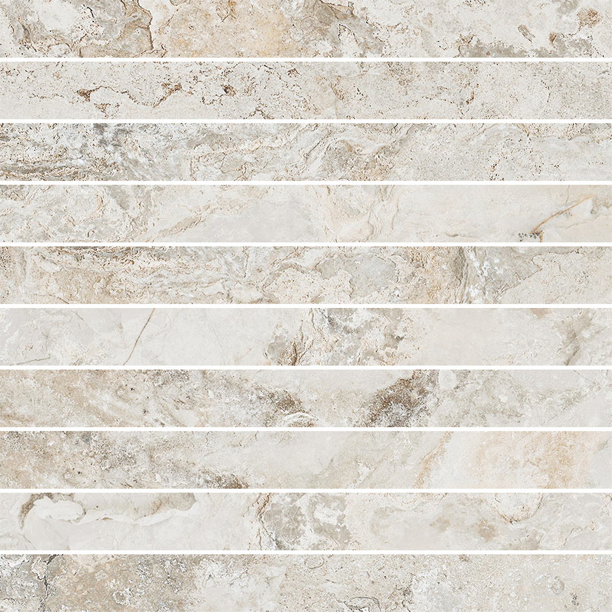 Finger Linen Structured Silk Mosaic