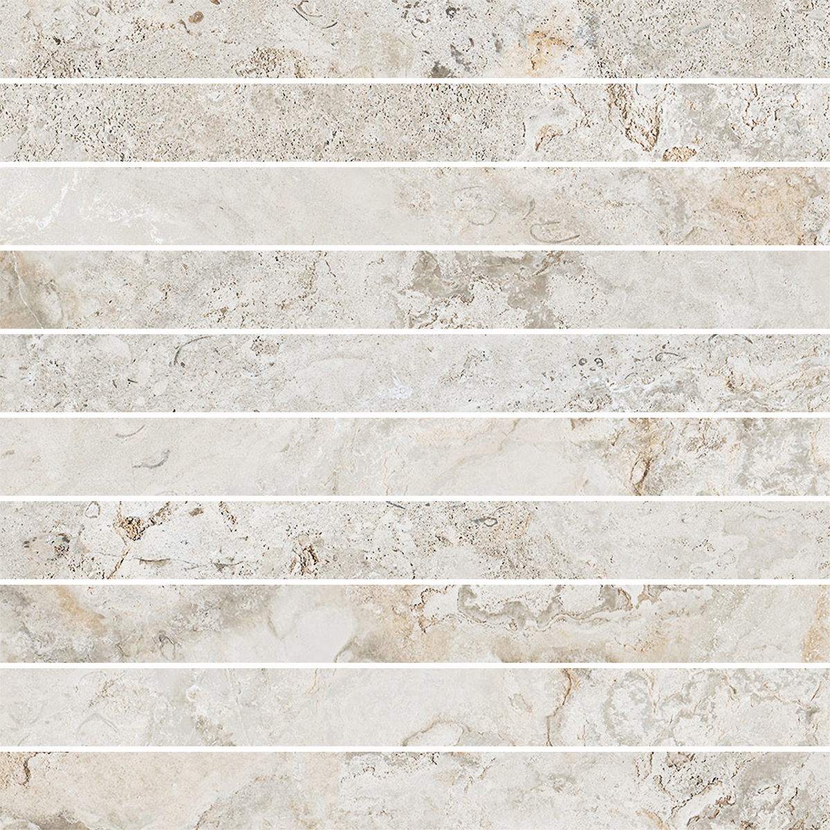 Finger Linen Structured Silk Mosaic