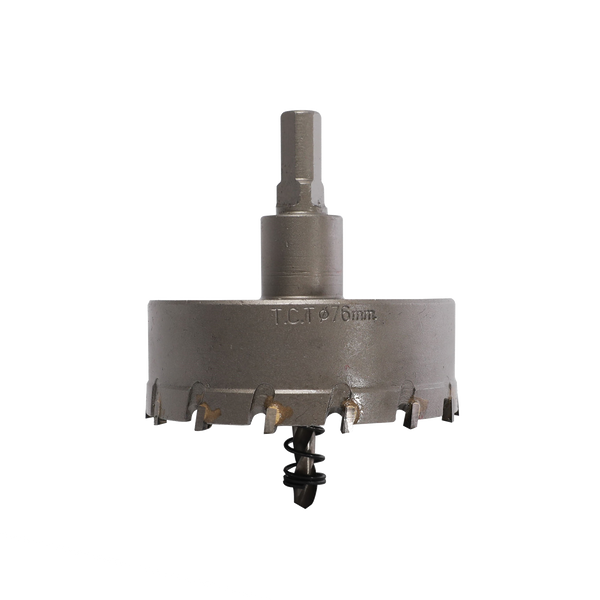 Tungsten Carbide Tipped Holesaw with Hex Wrench 72mm