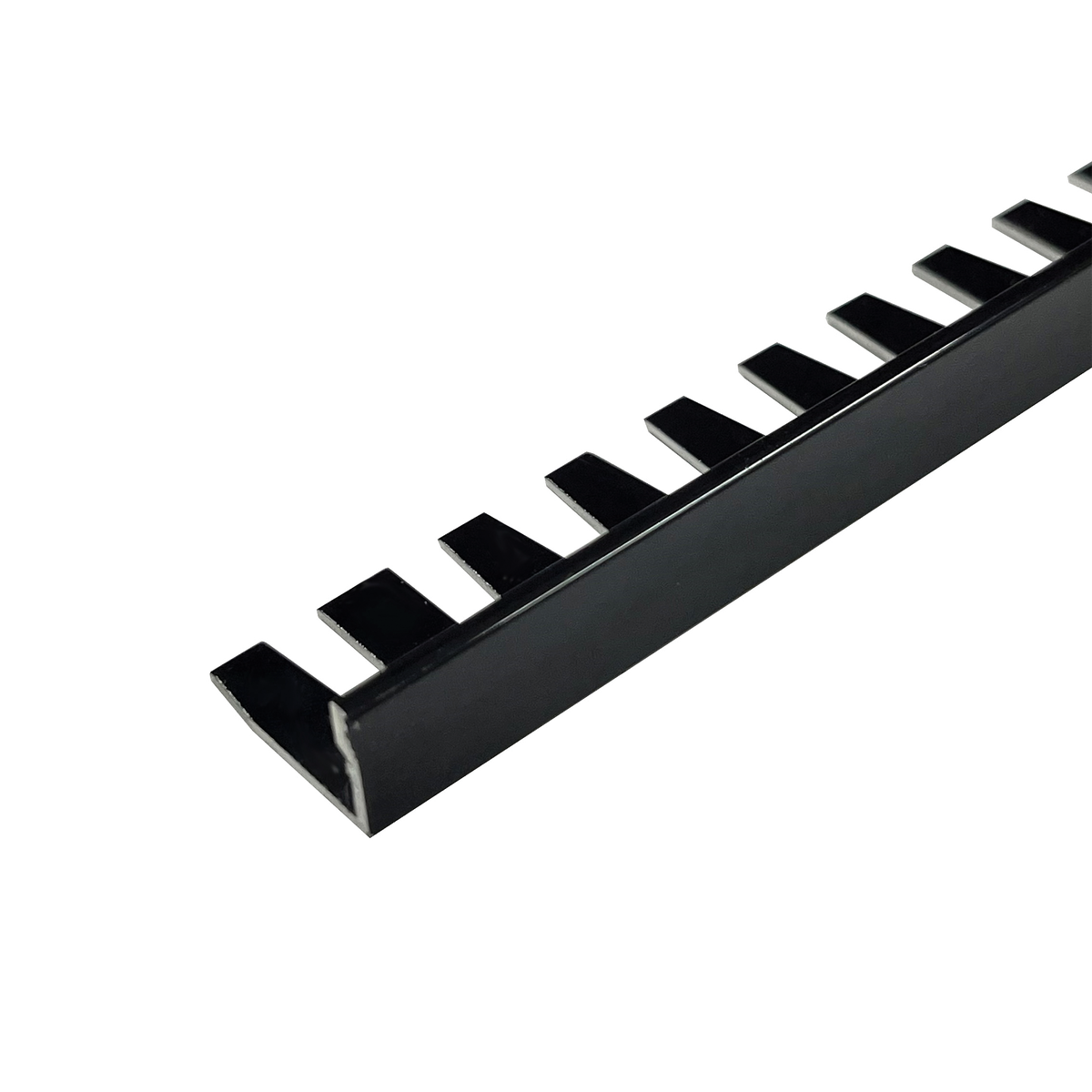 Formable Angle Aluminium Gloss Black 12 x 3000mm