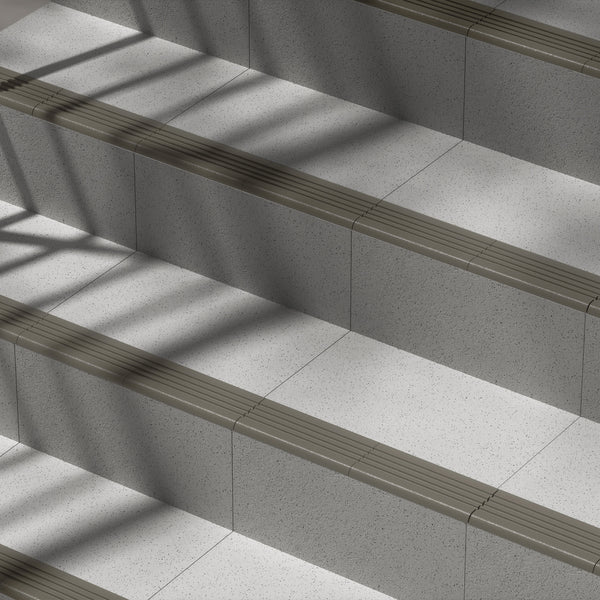 Dark Grey Embossed Textured Tile - lifestyle view