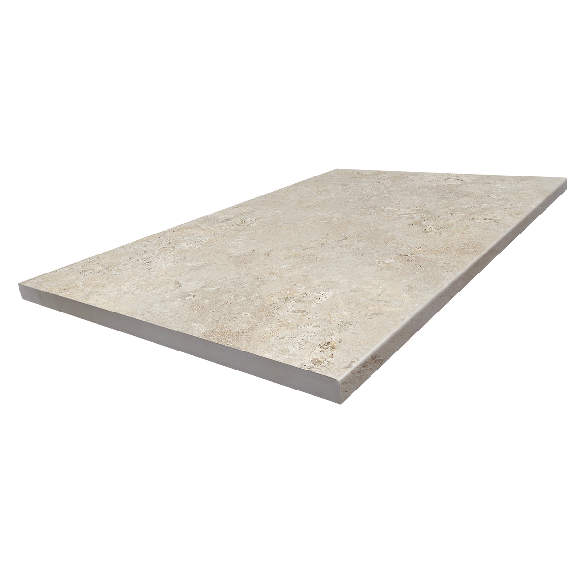 Pompeii Travertine Crema Pencil Edge Structured Textured Paver (Pack of 2)