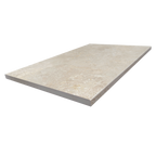 Travertine Crema Pencil Edge Structured Textured Paver (Pack of 2)