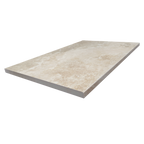 Travertine Crema Pencil Edge Structured Textured Paver (Pack of 2)