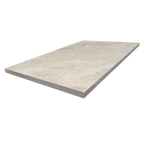 Travertine Crema Pencil Edge Structured Textured Paver (Pack of 2)
