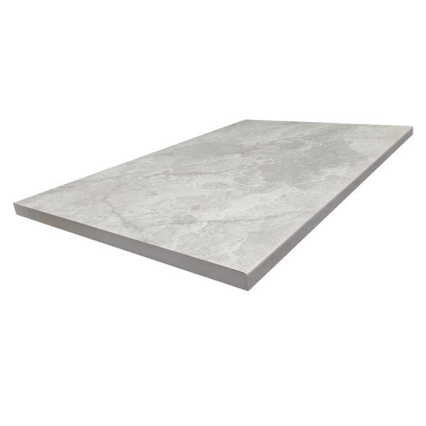 Travertine Grigio Pencil Edge Structured Textured Paver (Pack of 2)