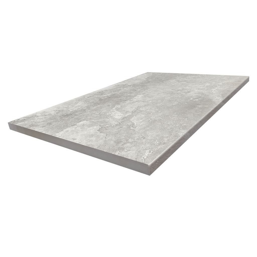 Pompeii Travertine Tortora Pencil Edge Structured Textured Paver (Pack of 2)