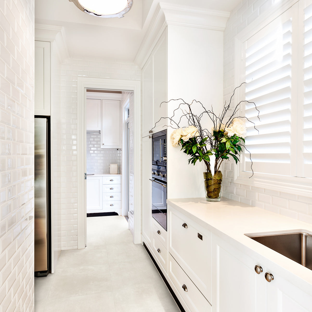 Beige Textured Tile - lifestyle view