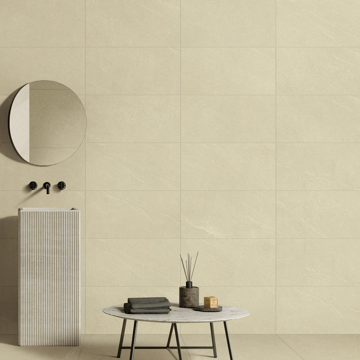Sandstone Natural Textured Tile - lifestyle view