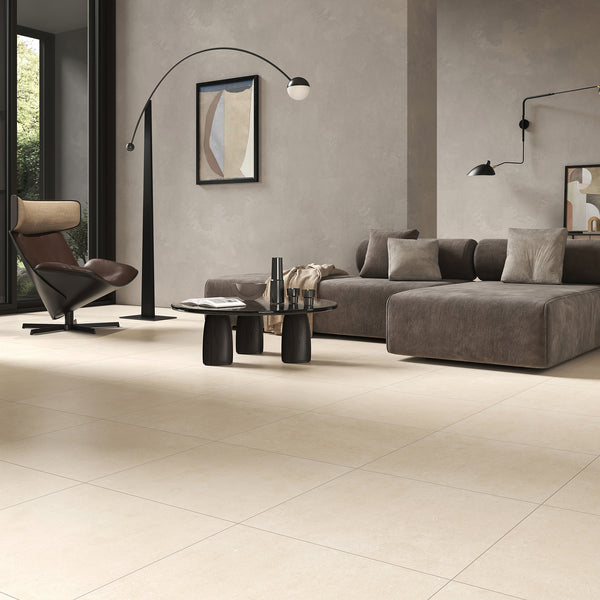 Beige Matt Tile - lifestyle view