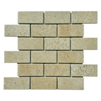 Fiorenza Beige Brickbond Matt Mosaic