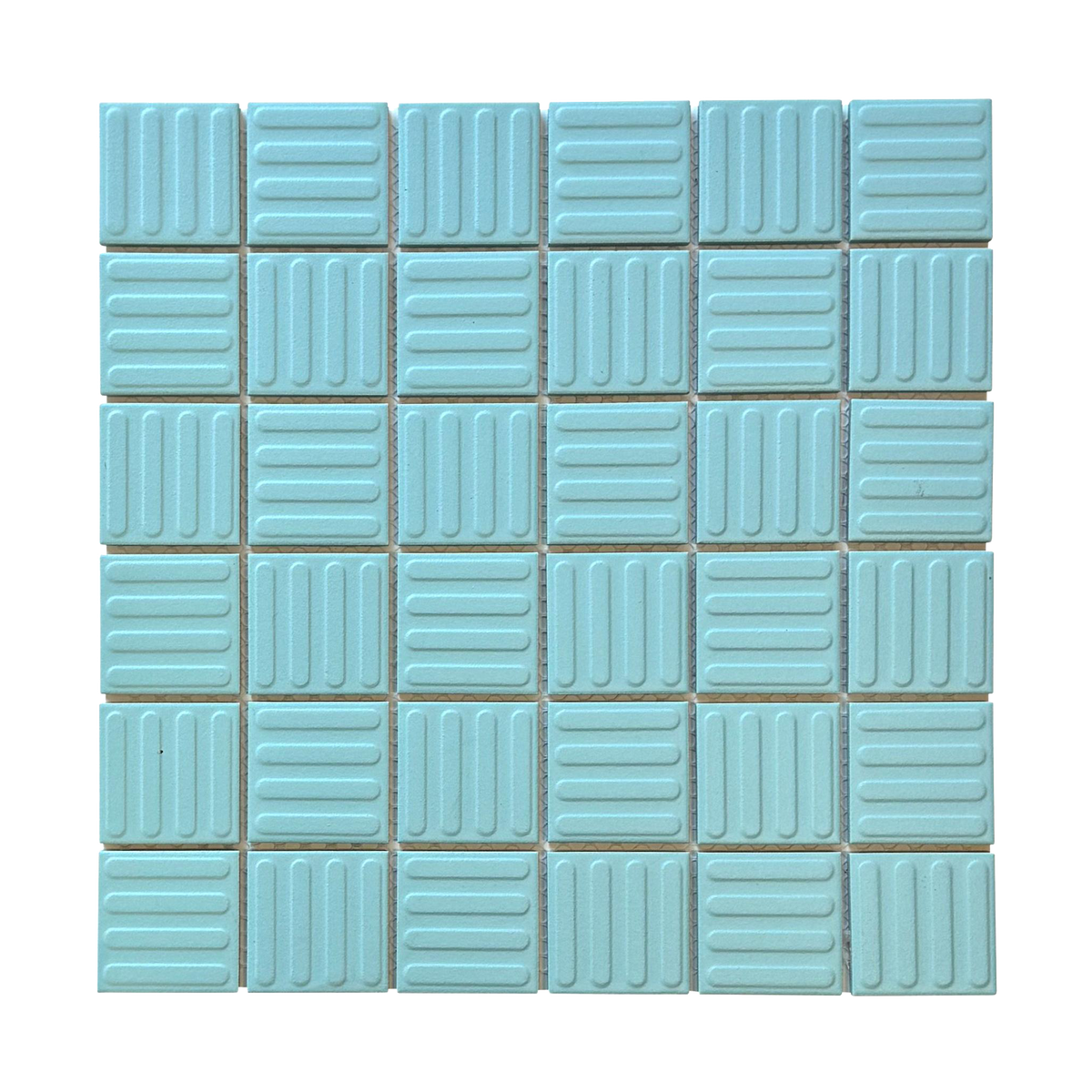 Regency-Contour Duck Egg Contour Embossed Textured Mosaic