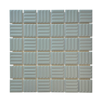 Regency-Contour Sage Contour Embossed Textured Mosaic