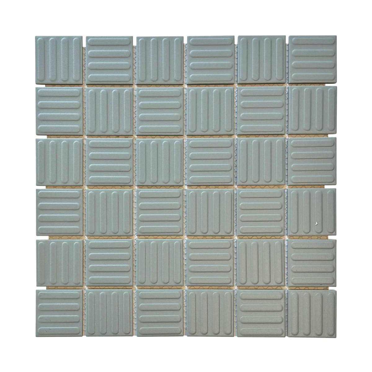 Regency-Contour Sage Contour Embossed Textured Mosaic