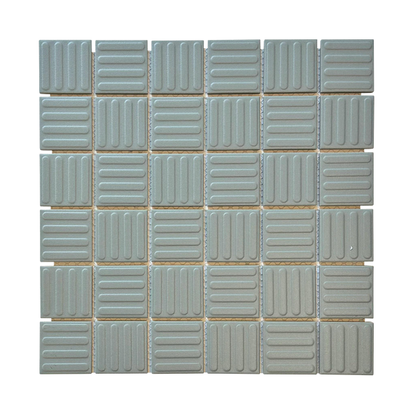 Regency-Contour Sage Contour Embossed Textured Mosaic