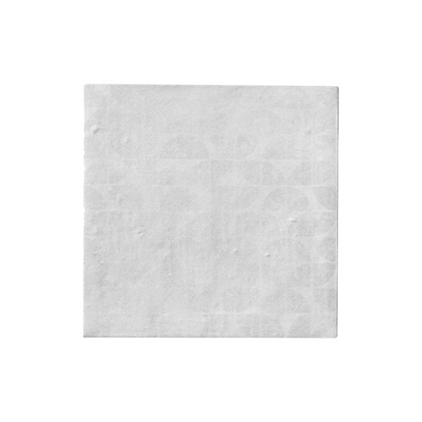 White Audra Structured HiLite Matt Tile