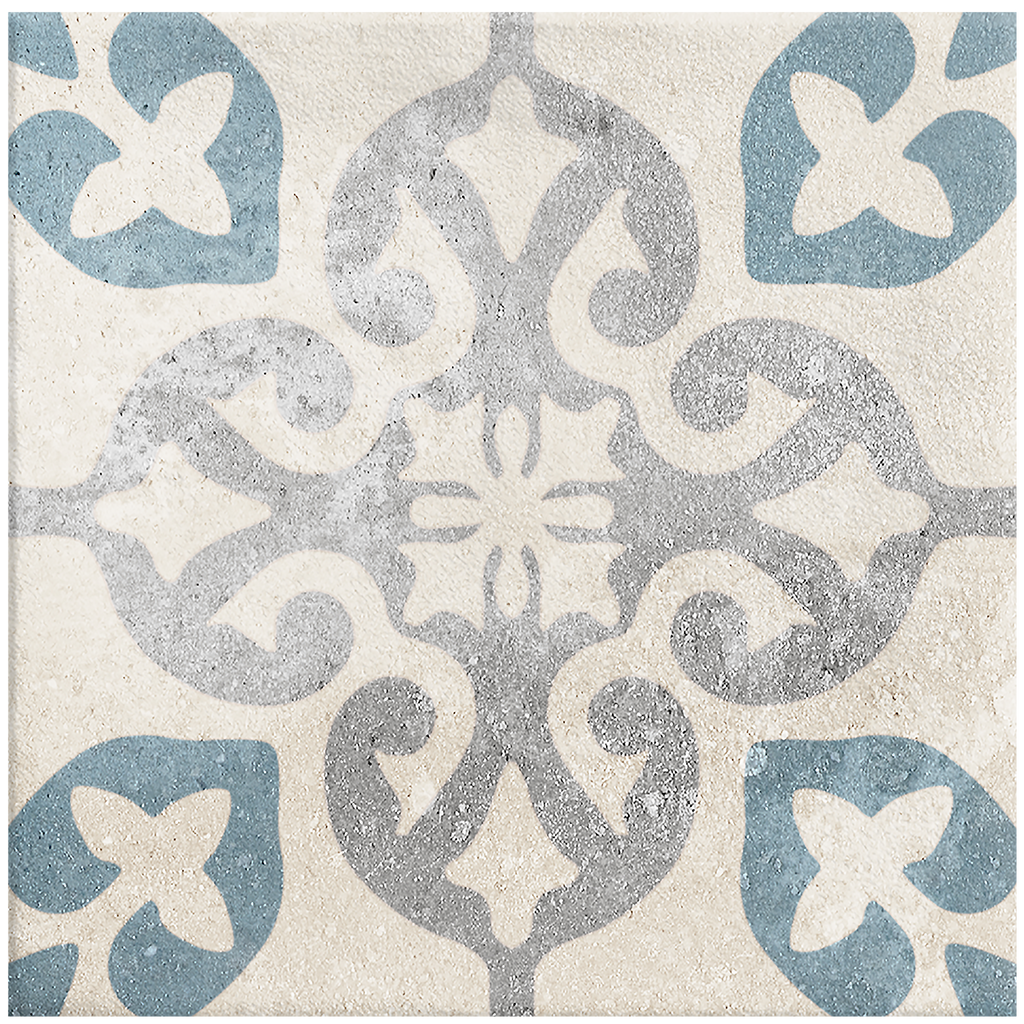 Tuscano-Spring Blue Spring Structured Textured Tile