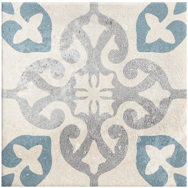 Tuscano-Spring Blue Spring Structured Textured Tile