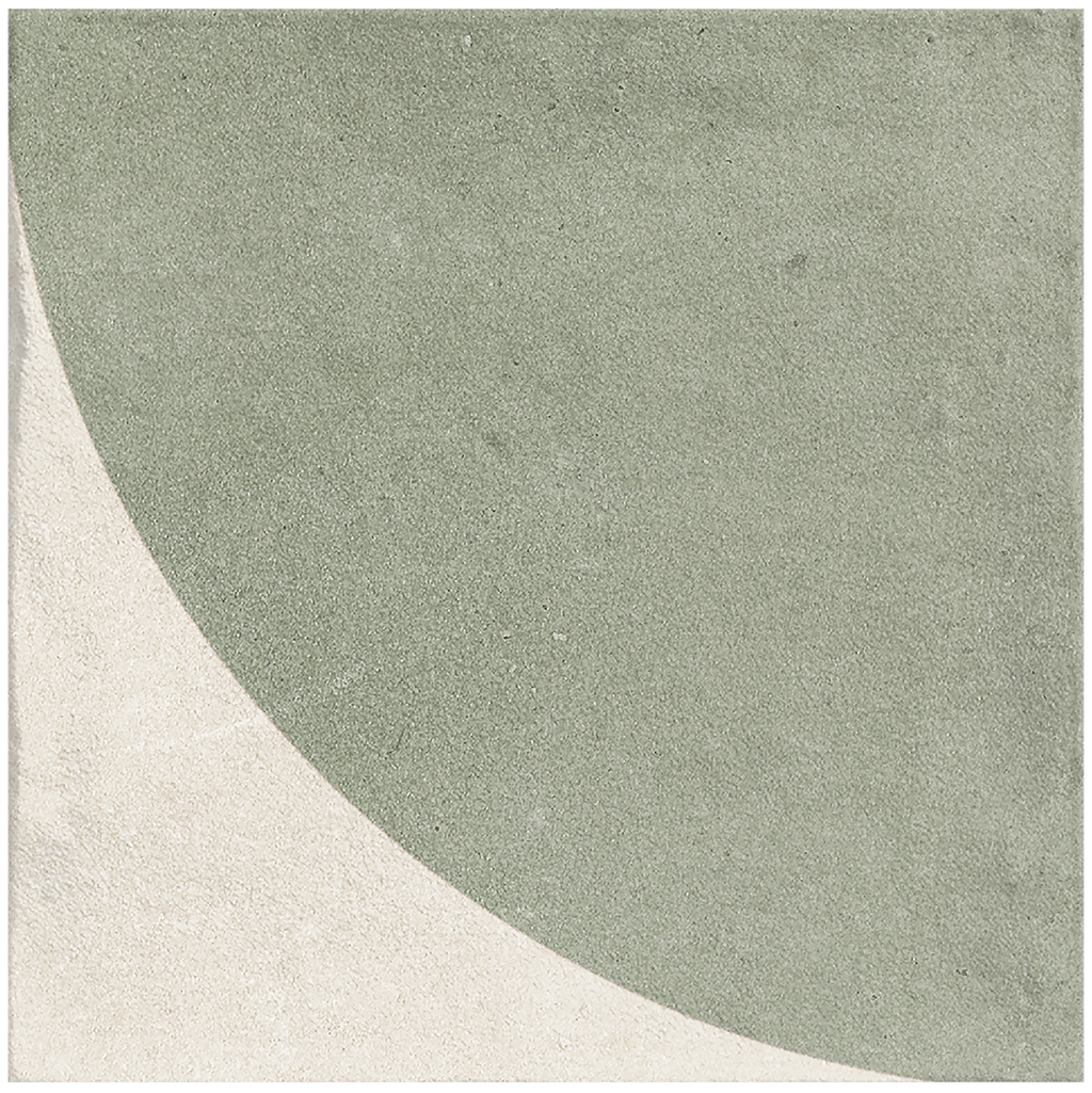 Green Moon Structured Textured Tile