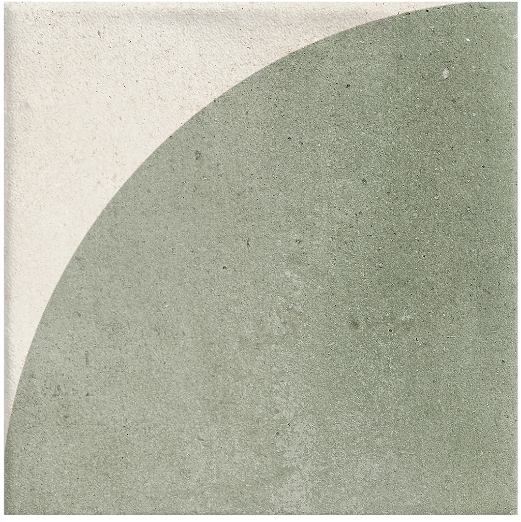 Green Moon Structured Textured Tile