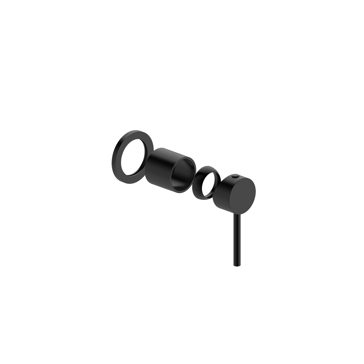Wall/Shower Mixer Trim Kit Matte Black