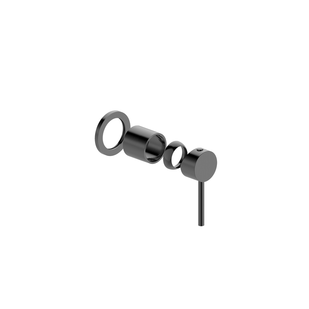 Wall/Shower Mixer Trim Kit Brushed Gun Metal