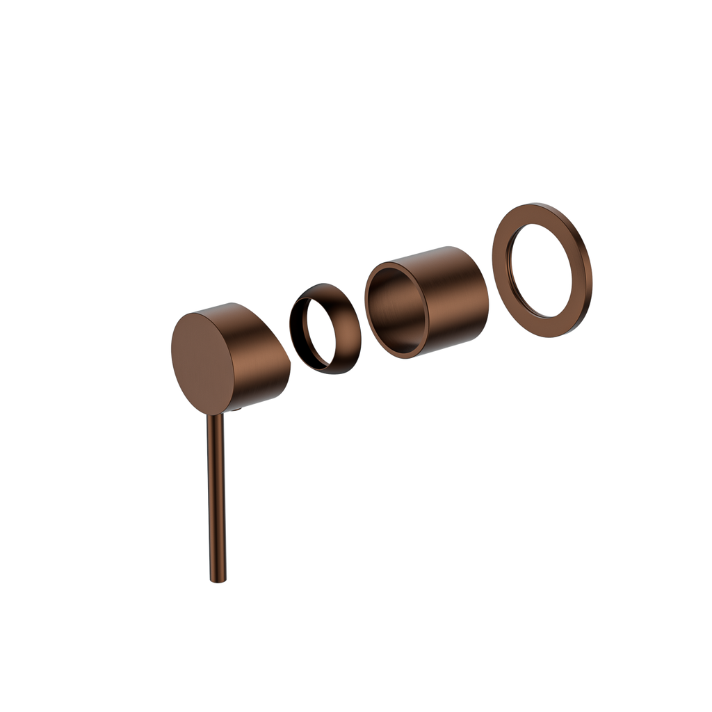 Wall/Shower Mixer Trim Kit Brushed Copper