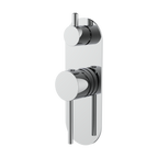 Wall/Shower Mixer W Divertor Trim Kit Chrome