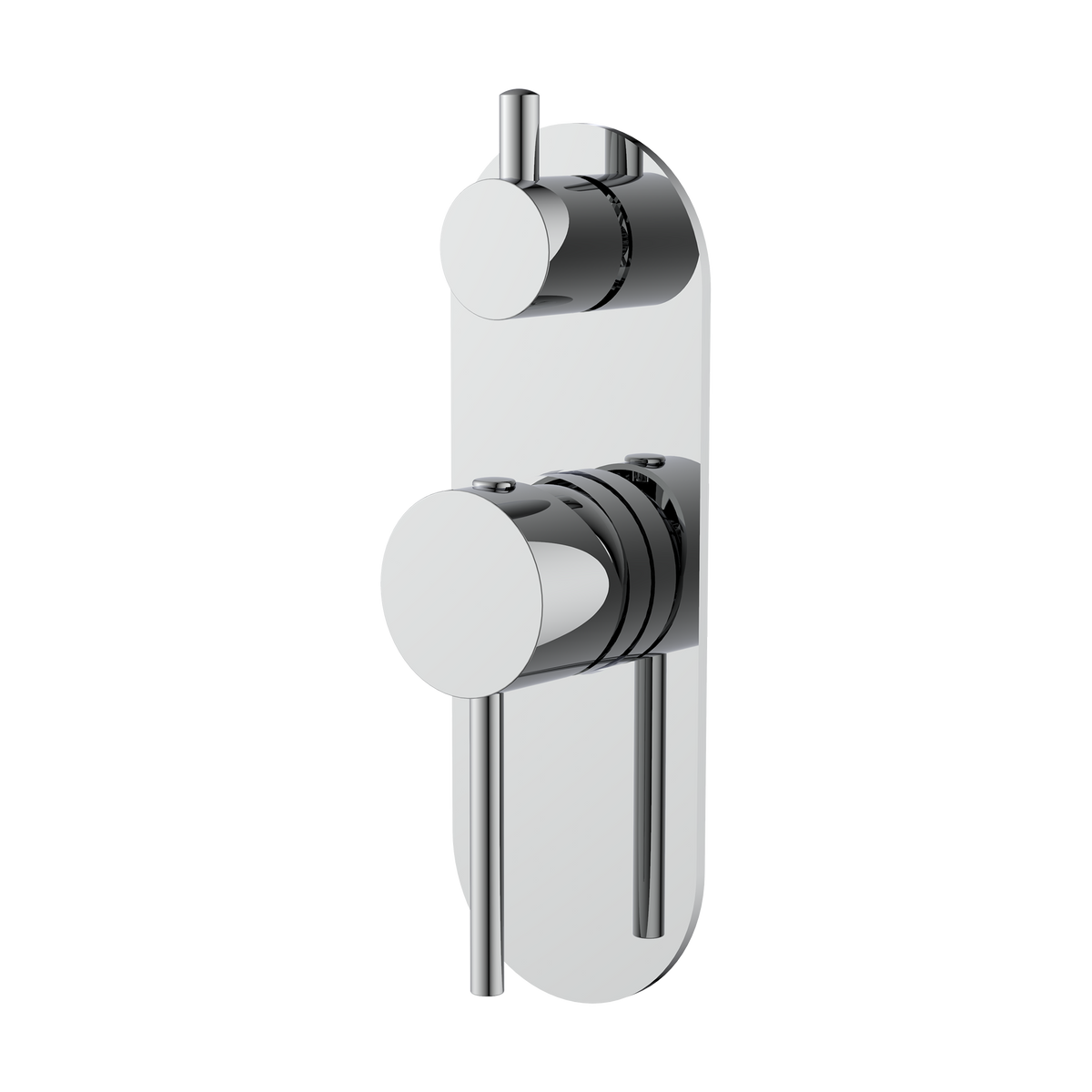 Wall/Shower Mixer W Divertor Trim Kit Chrome