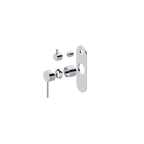 Wall/Shower Mixer W Divertor Trim Kit Chrome