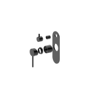 Wall/Shower Mixer W Divertor Trim Kit Matte Black