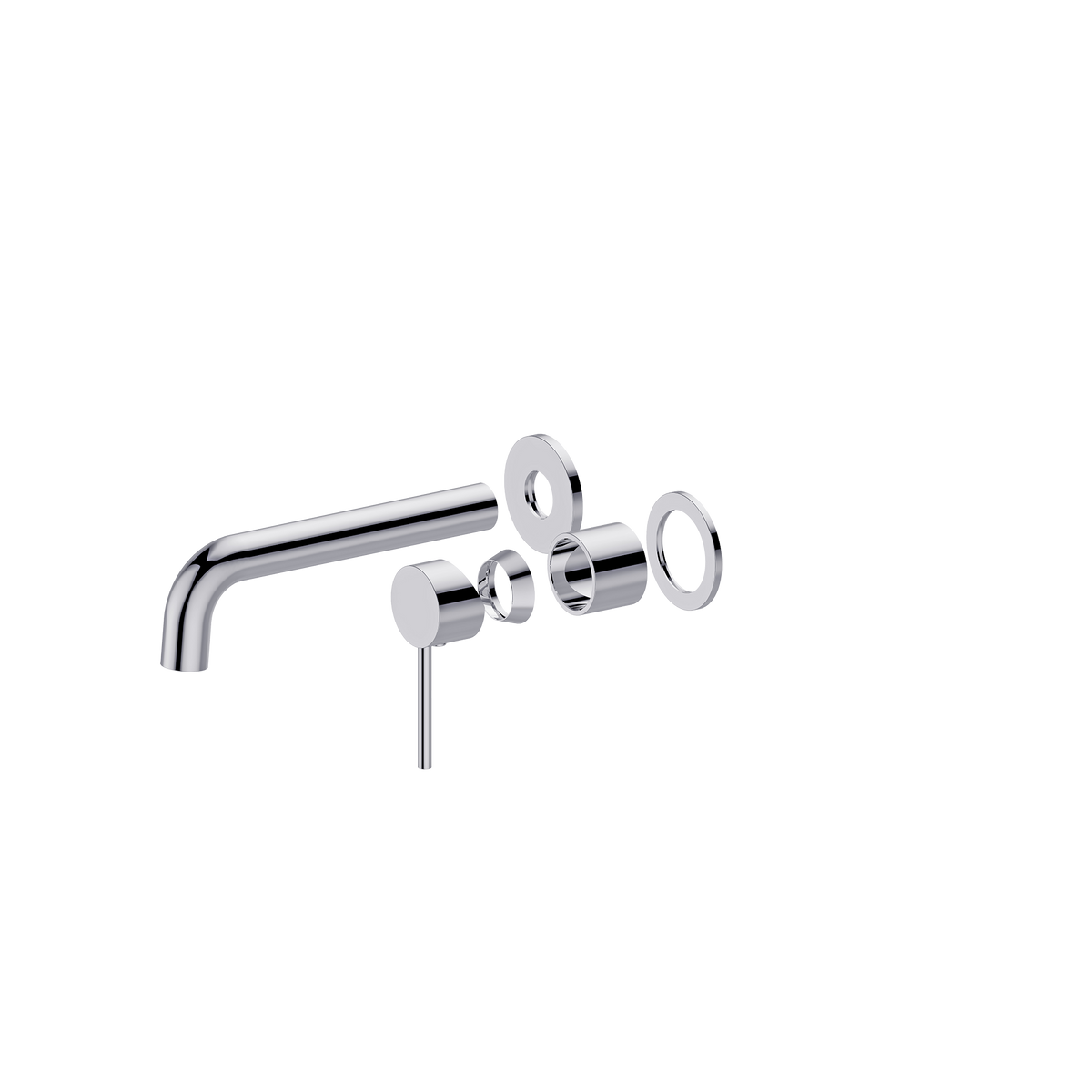 Wall Basin Set 190 Trim Kit Chrome