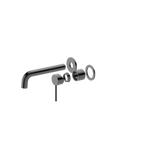Wall Basin Set 190 Trim Kit Brushed Gun Metal