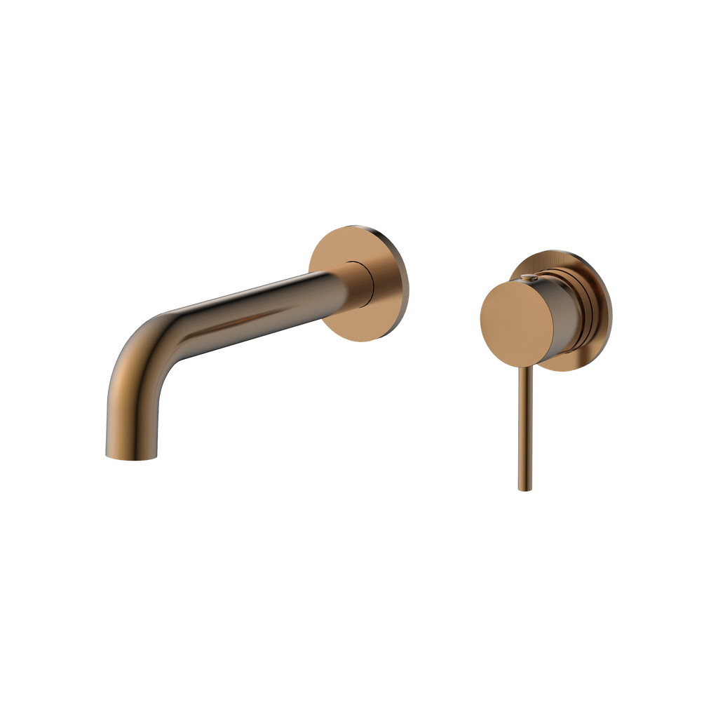 Wall Basin Set 190 Trim Kit Brushed Copper