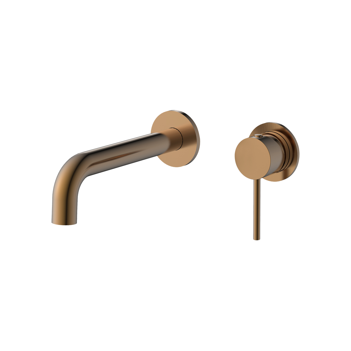Wall Basin Set 190 Trim Kit Brushed Copper