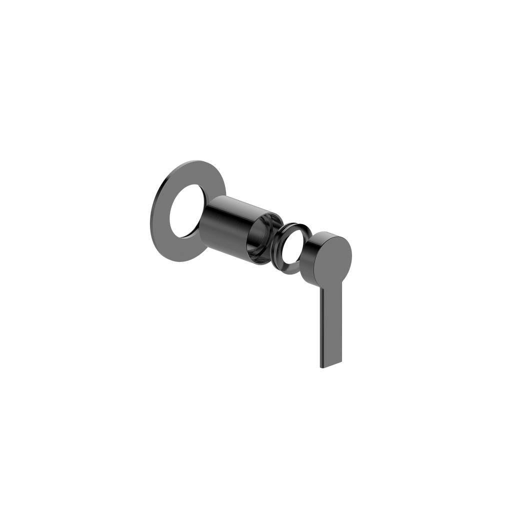 Wall/Shower Mixer Trim Kit Brushed Gun Metal