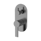 Wall/Shower Mixer W Divertor Trim Kit Brushed Gun Metal